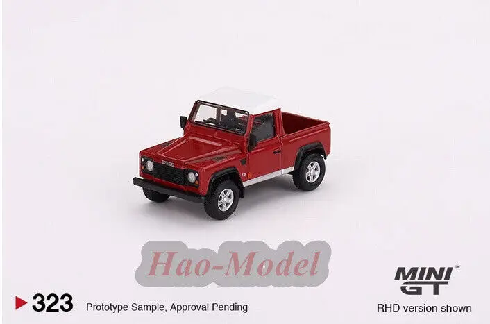 TSM minigt 1/64สำหรับ Land Rover Defender 90รถกระบะโมเดลรถของเล่นจำลองการหล่อฉีด kado ulang tahun งานอดิเรกเครื่องประดับ