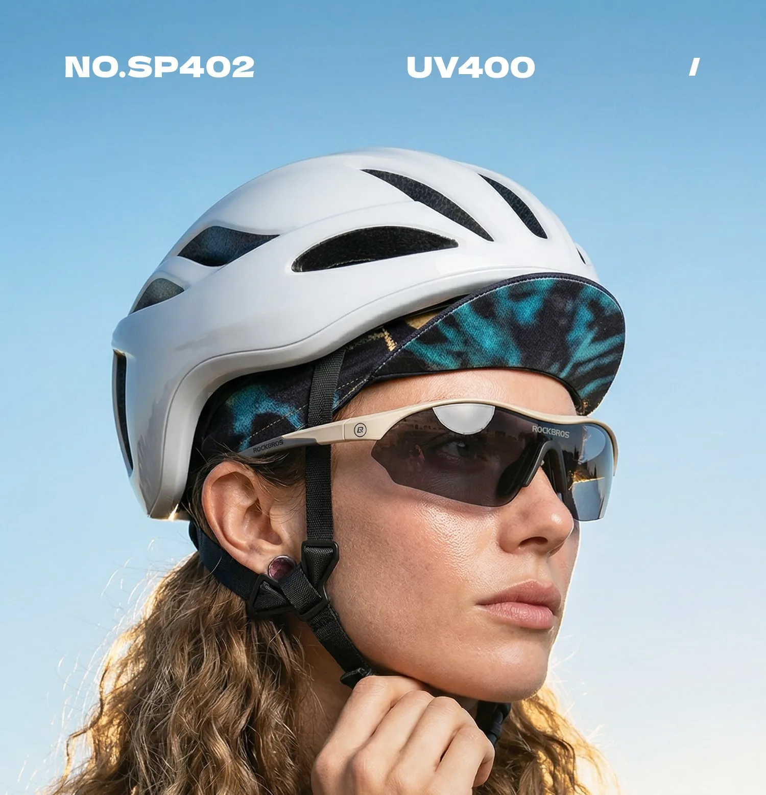 ROCKBROS Fahrradbrille UV400 Polarisierte Sport-Sonnenbrille Leichtgewicht UV-Schutz Winddichte Outdoor-Laufbrille – Detail 1
