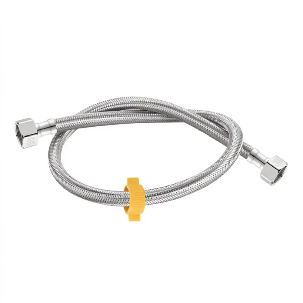 Metal Braided Stainless Steel Hose Flexible Plumbing Connector For Kitchen Faucet Heater Toilet Feed Line