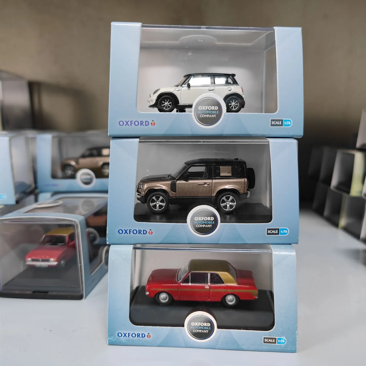 

Diecast OXFORD 1:76 Scale Minicooper Alloy Car Model