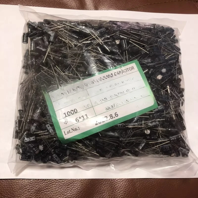 CHONGX المكونات المباشرة مُكثَّف كهربائيًا 68 فائق التوهج 100 فائق التوهج 16V25V35V50V63V100V400V الذهب الأخضر عالية التردد #2