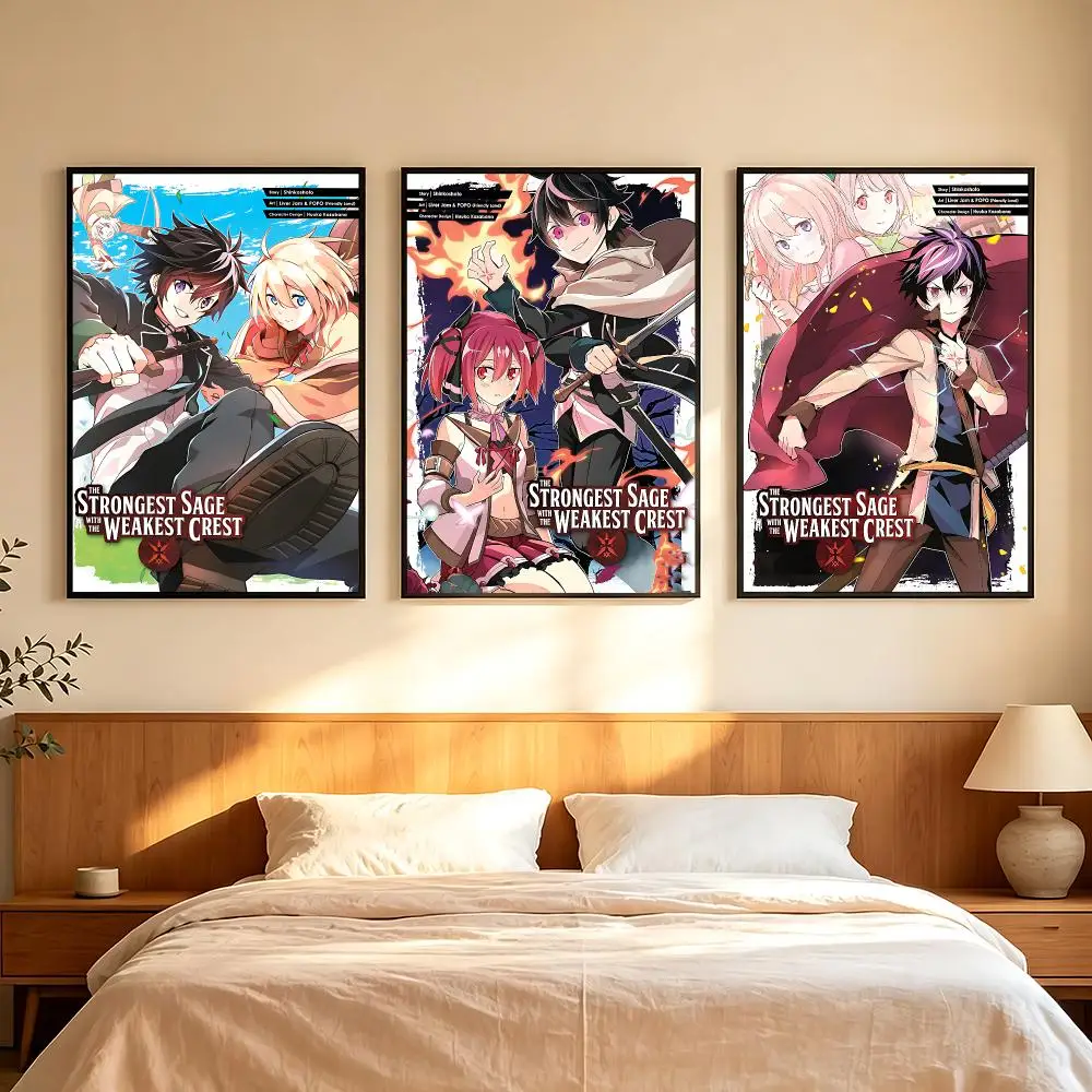 Anime Status Effect Skill Poster Poster HD Printing Comfortable and Fresh Style Wall Art Home Decor Living Room Cafe Gift