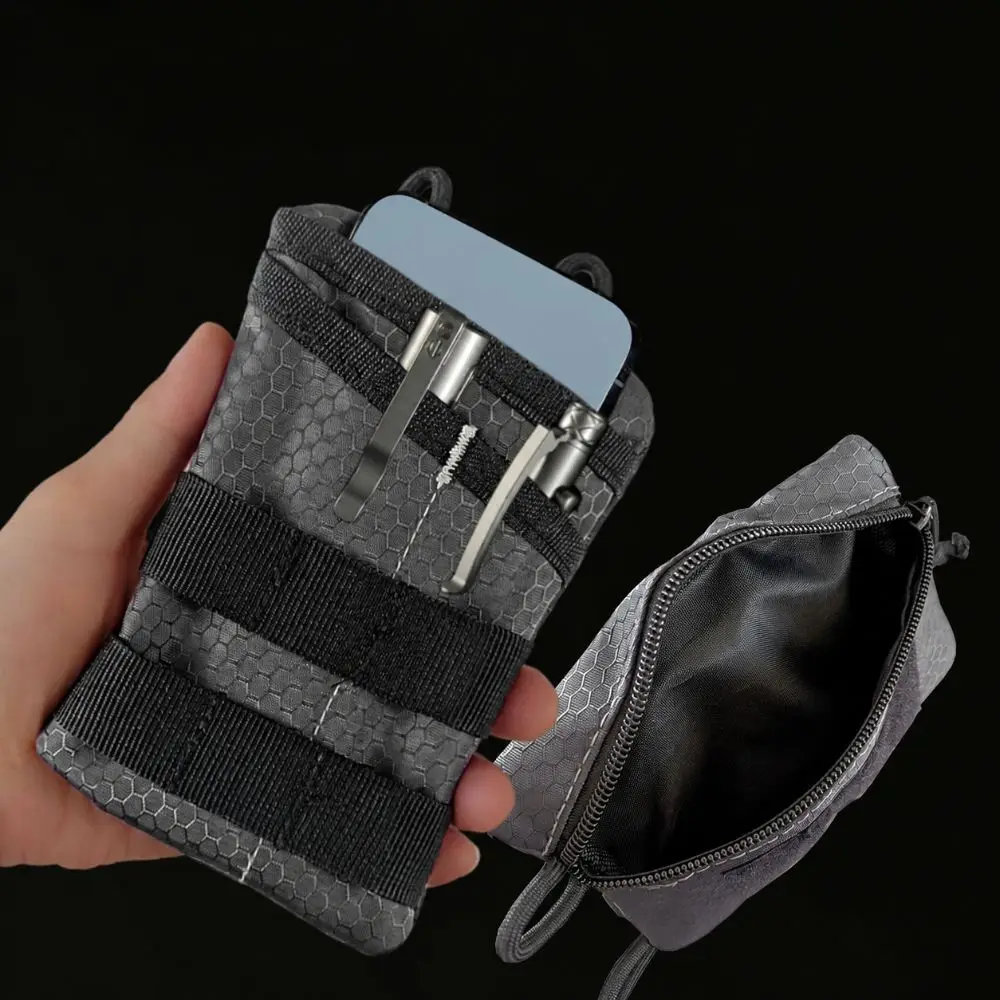Portable Multi-purpose EDC Pouch Slim Durable Pocket Organizer Compact Multitool Pouch Travel