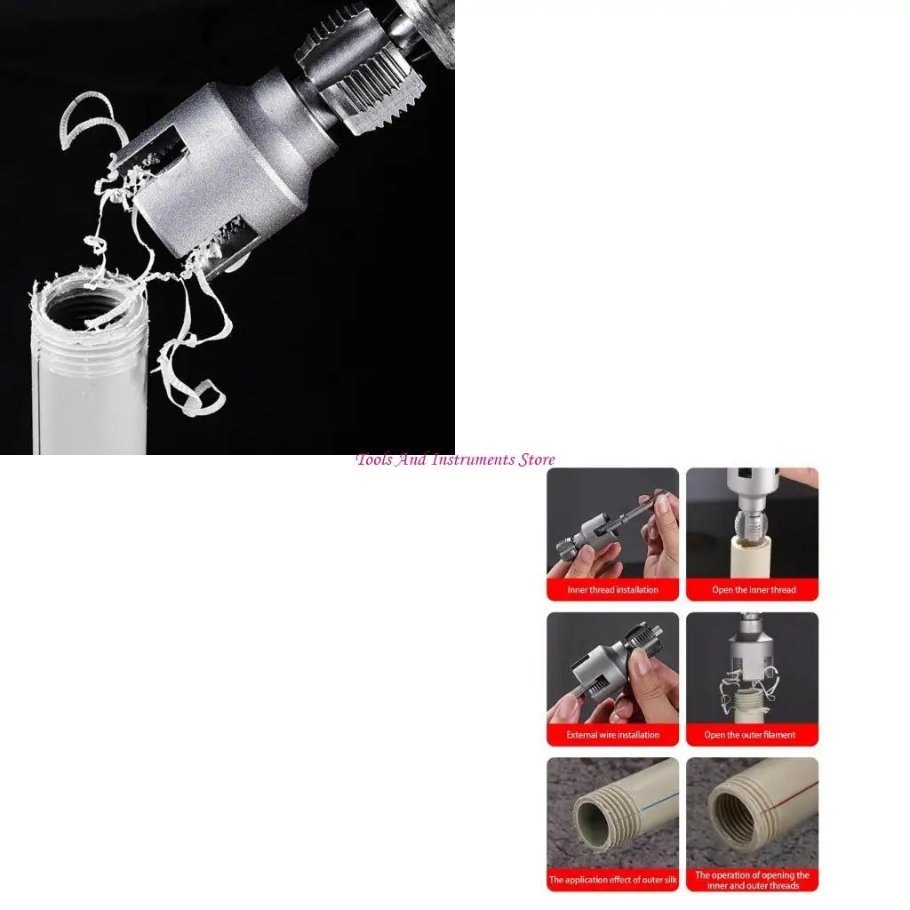 

3/4 'Водяная труба Внутренняя резьба открывалка пластиковая труба резьба рука рука инструмент c7ac