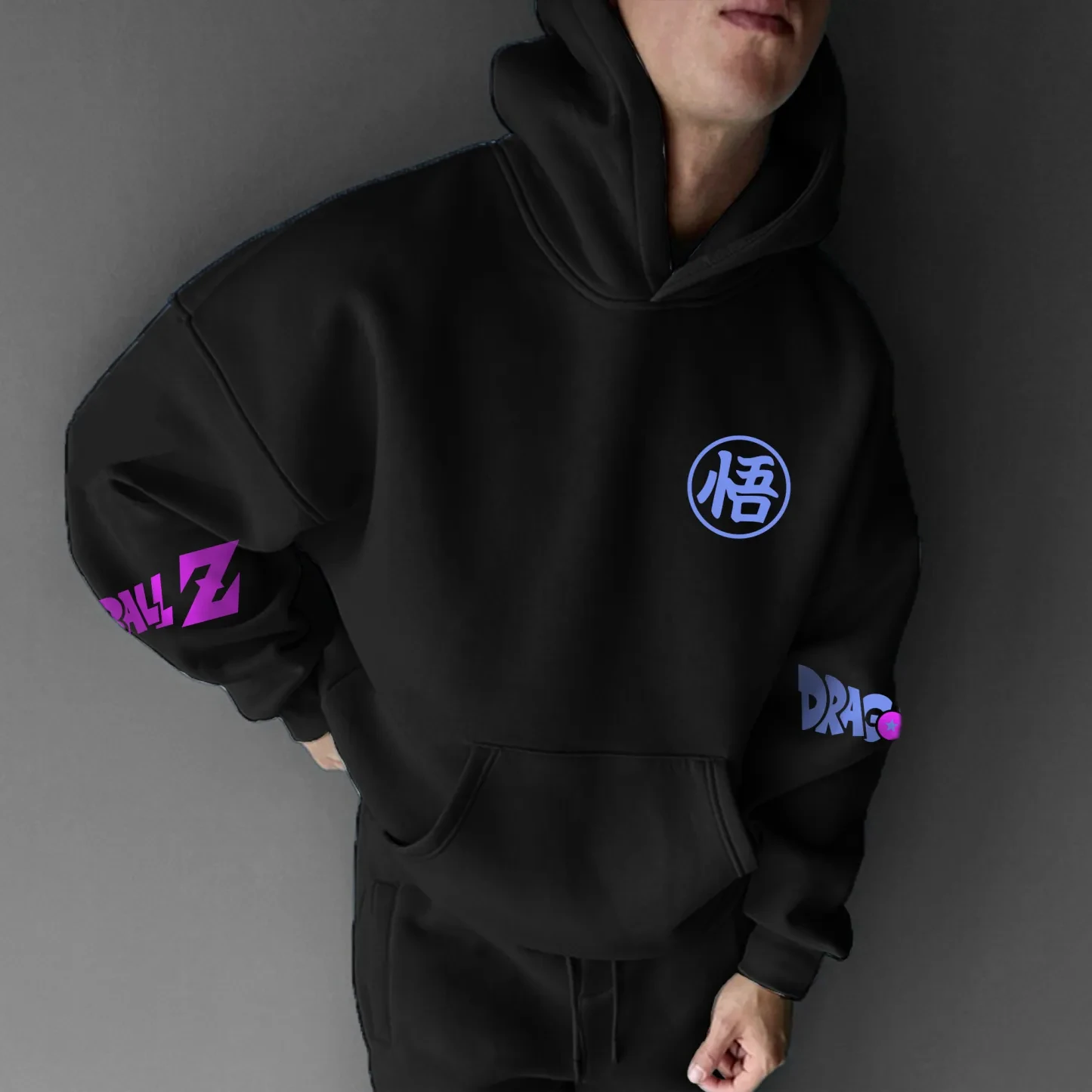 Anime Dragon Ball Harajuku Street 2025 nueva Sudadera con capucha hombres Otoño Invierno suéter con capucha de gran tamaño mujeres de manga larga Unisex Top