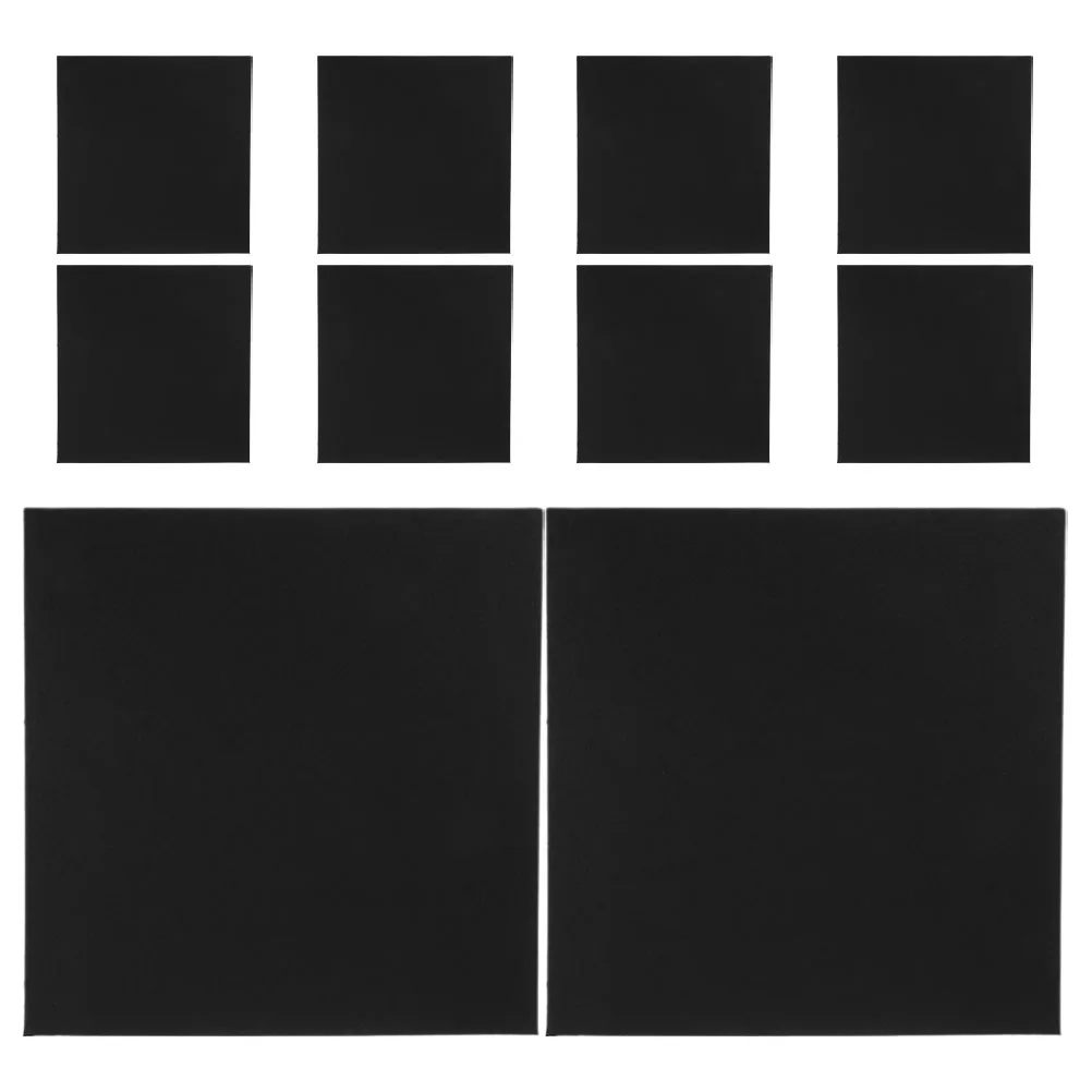 

10 Pcs CD Bag Paper Sleeve Envelopes Dvd Holder Kraft Organizer Case Carrying Black Sleeves Travel