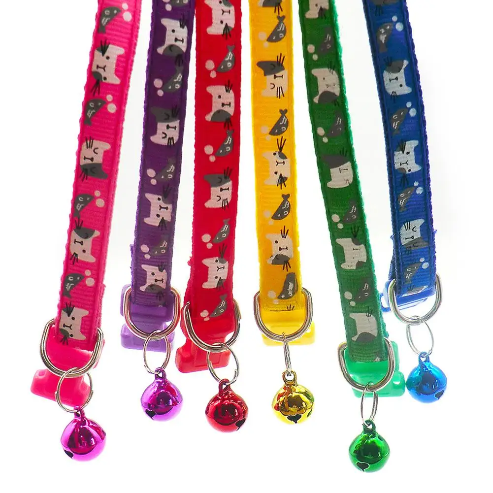 New Cat Dog Anti-lost Adjustable  Collar With Bell Necklace Jewelry For Festivals Parties Taking Pictures Daily Wear