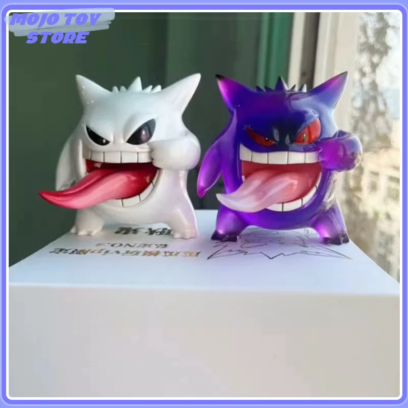 Pokémon Gengar PVC Figura Anime, Brinquedos Modelo Periféricos, Boneca Coleção Action Figure, Ornamento de Mesa, Presente para Amigo, 9cm