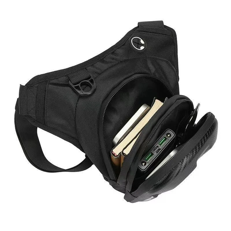 Waterproof Motorcycle Riding Crossbody Bag Multifunctional Single Shoulder Thigh Leg Bag Unisex Casual Sports Pack