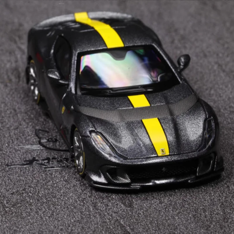 

BBR масштаб 1/64 812 Competizione гоночный серый сплав, модель спортивного автомобиля, статическая коллекция, украшенные праздничные подарки, игрушки