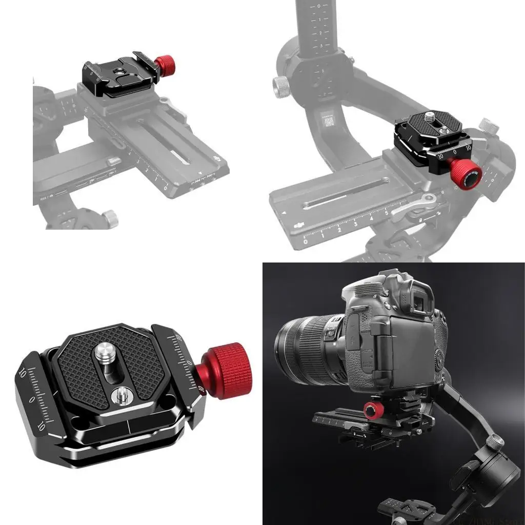 

E56B Быстроразъемная пластина, зажимное основание, адаптер для крепления из алюминиевого сплава, 38 мм, черный, для повышения на