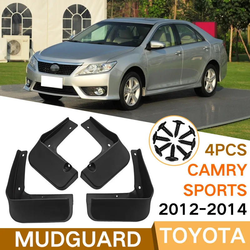 

For Toyota Camry Sports 2012-2014 black car mudguard Reduce dust Resist tire dirt car accessories tools