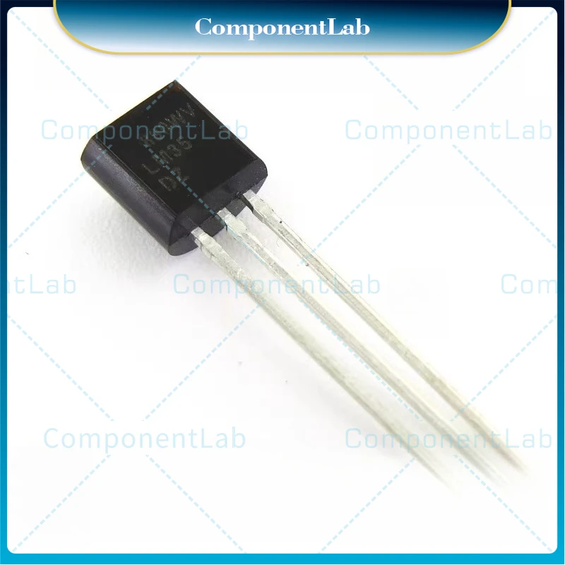 10-50pcs New original LM35DZ temperature sensor, 0°C ~ 100°C, high precision, direct insertion TO-92 style