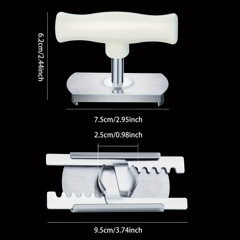 Stainless Steel Cap Lid Openers Tool Manual Screw Capper Labor-Saving Can Jar Opener Adjustable Kitchen Gadget