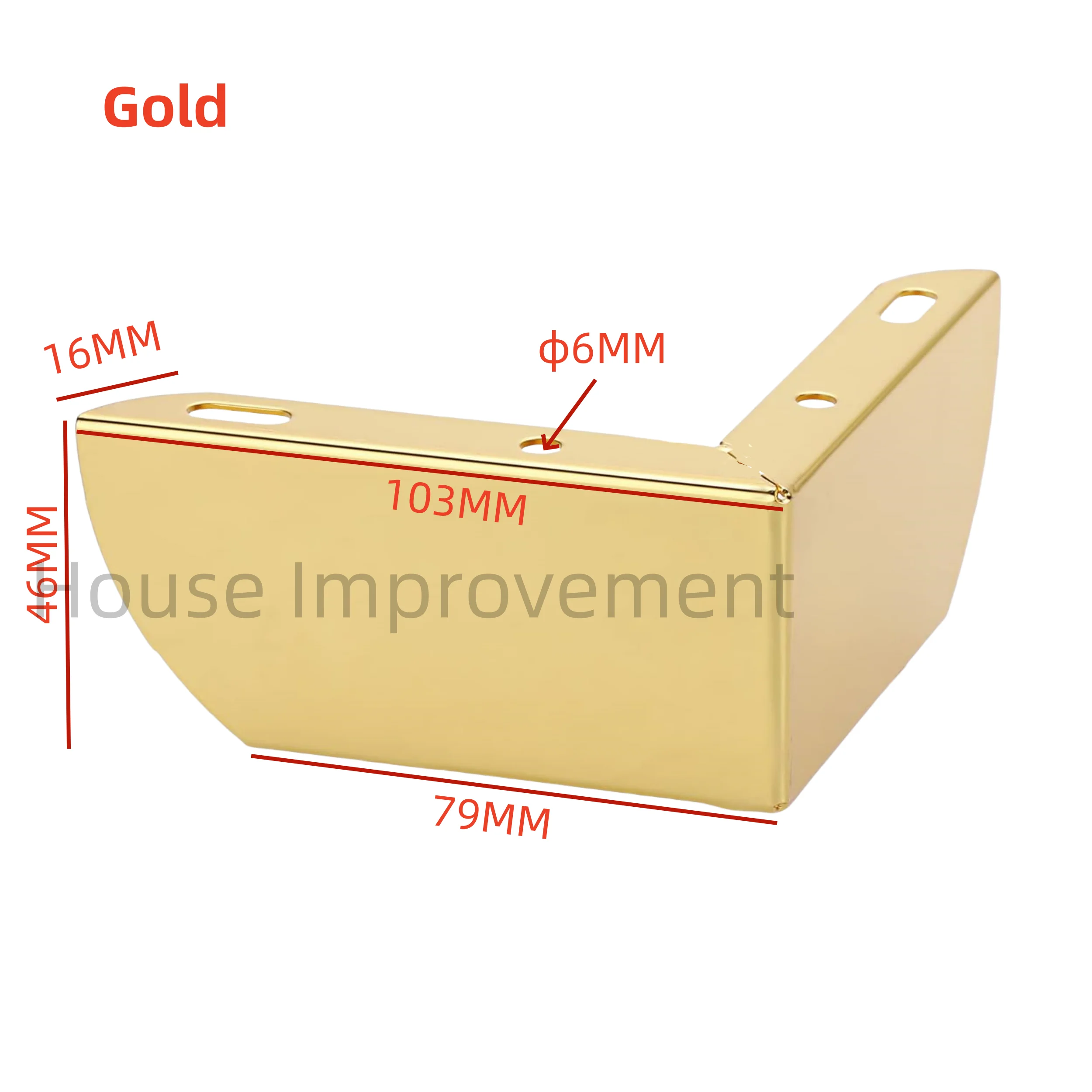 Pernas de móveis com rolamento de carga pesada, 4 unidades, armário de metal, pés de três pontas, sofá triangular, pernas de hardware de móveis diy