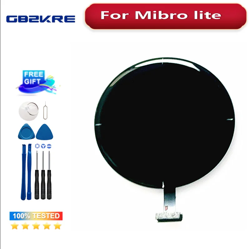 New For Mibro lite AMOLED LCD Display Touch Screen Digitizer Assembly Parts For Mibro LITE Smartwatch Replacement