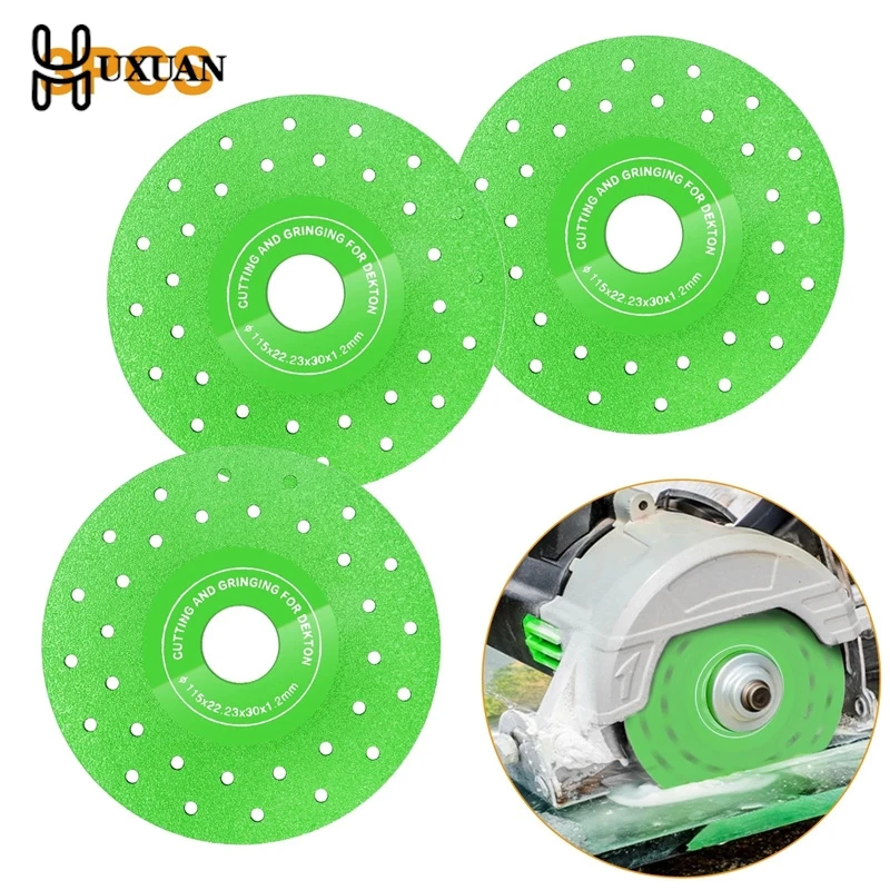1/3Pcs Glass Cutting Disc 100/115mm Saw Blade Diamond Jade Wine Bottle Ceramic Polish Angle Grinder Machine Glass Cutting Wheel