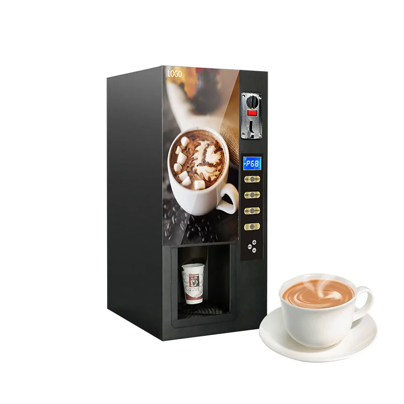 2026 New Desktop Placement Unmanned Self-service Coffee Vending Machine for Office Buildings Water Treatment