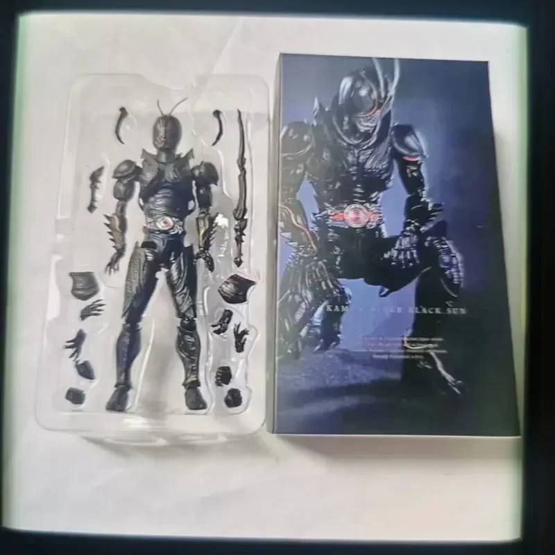 Figura de acción de Kamen Rider Baidi Emperor Rides Black Sun Doll, Kohtaro Minami, tallado de hueso Real, modelo móvil, Colección, nuevo, 15cm