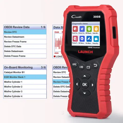 launc CR3008 2 II Auto Scanner X431 Creader 3008  2 Engine Code Reader PK AD510 KW850 Diagnostic Tool