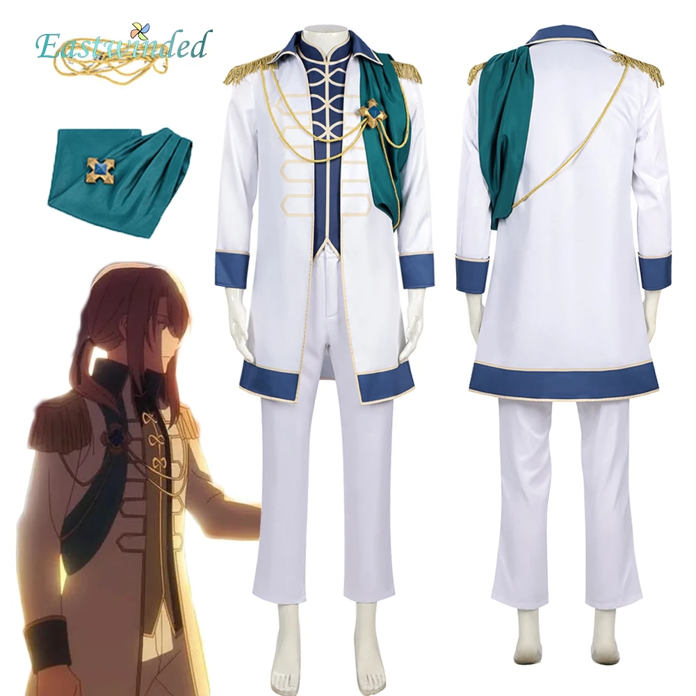 

Anime Always Catch Cosplay Renato di Rubini Costume White Uniform Clothes Outfits Disguise Halloween Carnival Party Adult Male