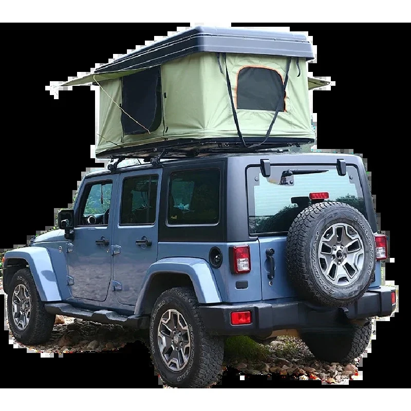 Picture 5: Heavy Duty Straight Bracing Aluminum Rooftop Tent Vehicle Camping