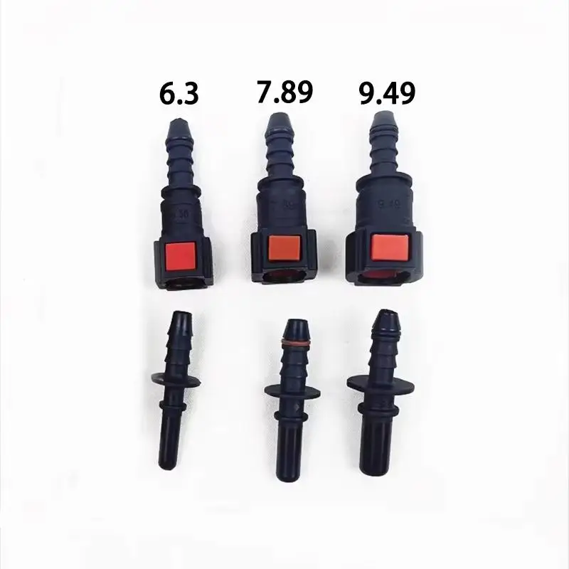 New Automobile Fuel System  Pressure Gauge Motorcycle Car Pressure Tester Tool 0-100PSI 6.3/ 7.89/ 9.49 With Valve