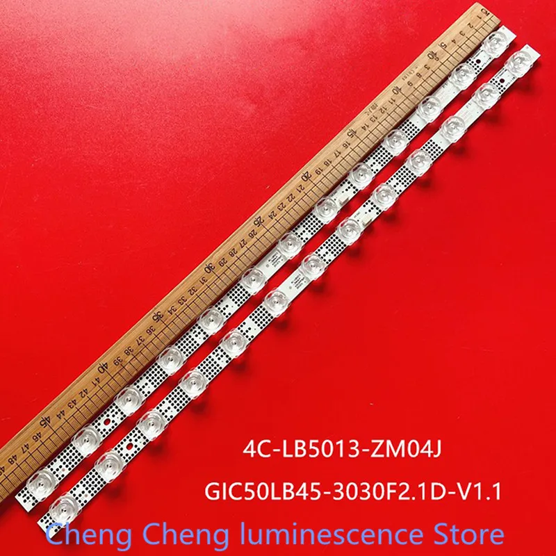 FOR NEW 50L8 GIC50LB45-3030F2.1D-V1.1 4C-LB5013-ZM04J   495MM 6V  13LED 100%NEW 100%NEW  LED backlight strip