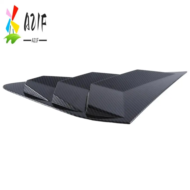 

A21F-2PCS Car Rear Side Vent Quarter Window Louver Shutter Cover Replacement Accessories For Honda Accord 2023 Carbon Fiber Look