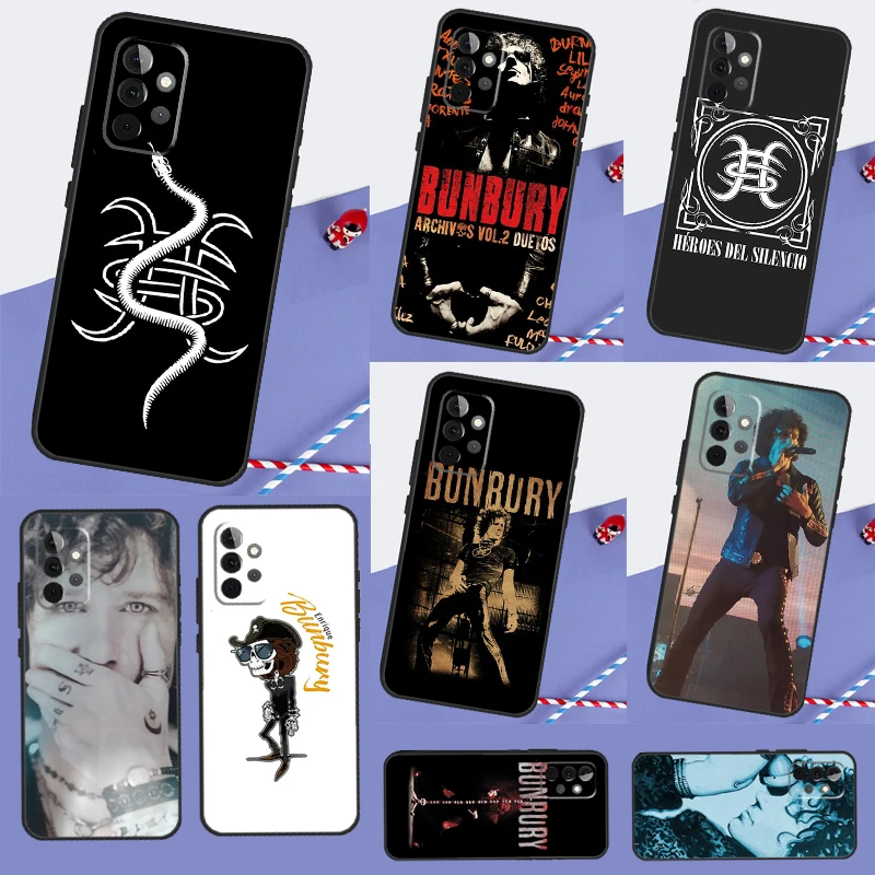 Enrique Bunbury Case For Samsung Galaxy A34 A54 A14 A13 A23 A33 A53 A12 A22 A32 A52 A51 A71 Phone Cover