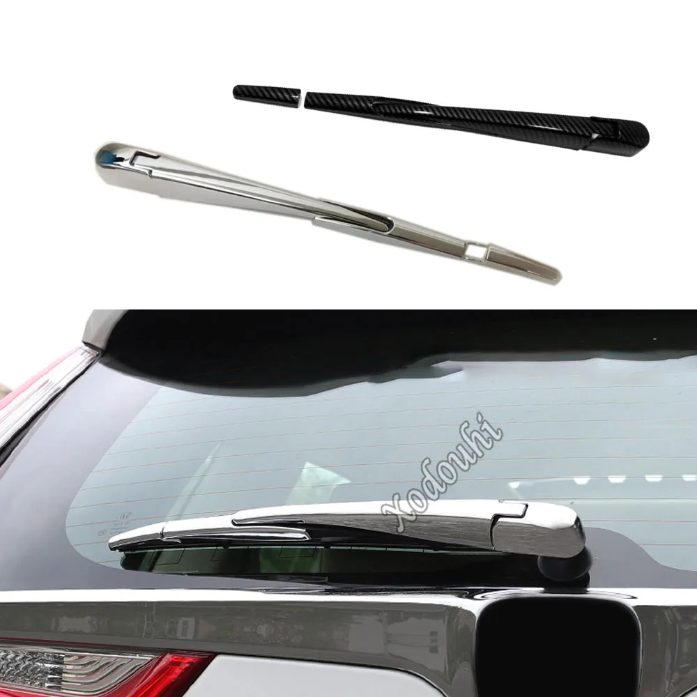 

Car Detector Trims ABS Chrome Stick Rear Glass Wiper Nozzle Frame Trim Tail Window For Honda CRV CR-V 2017 2018 2019 2020 2021