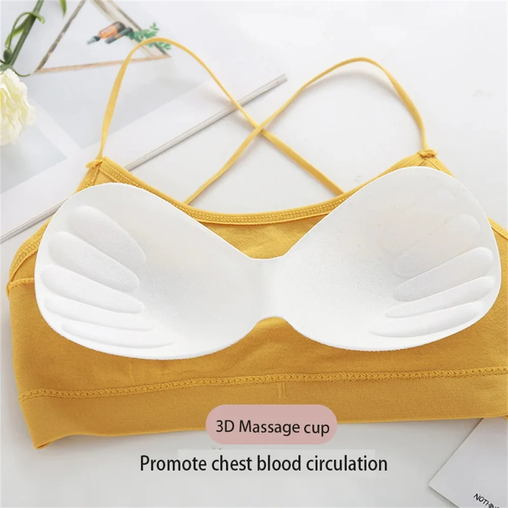 3PCS/Set Sports Bra Women\'s Cross Shoulder Strap Sports Bra Yoga Navel Top Gym Fitness Tube Top Breathable Beauty Sexy Bra Back