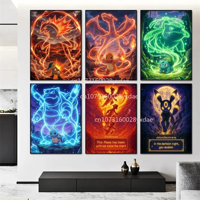 perifericos-pokemon-quadros-de-lona-pikachu-bulbasaur-squirtle-charmander-–-arte-de-parede-anime-para-decoracao-de-sala-de-estar-e-posteres