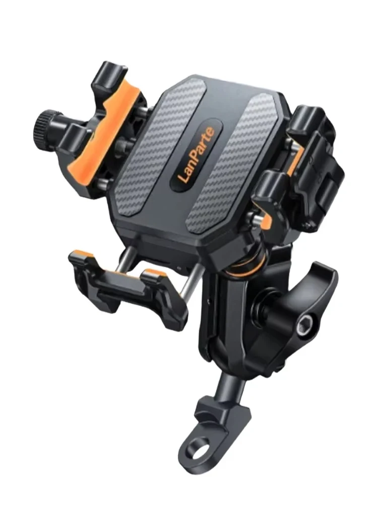 Shockproof Motorcycle Phone Holder 4 Vibration Dampener Anti-Thief Motorbike Bicycle Bike Scooter Phone Stand image 6