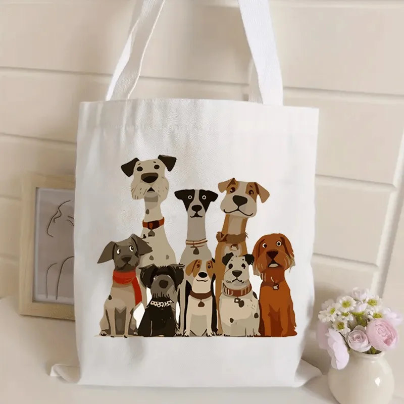 Mama Leopard Lightning Bolt Multi Color Distressed Print Canvas Tote Bag Mom Life Gift Daily Shopping Shoulder Handbag