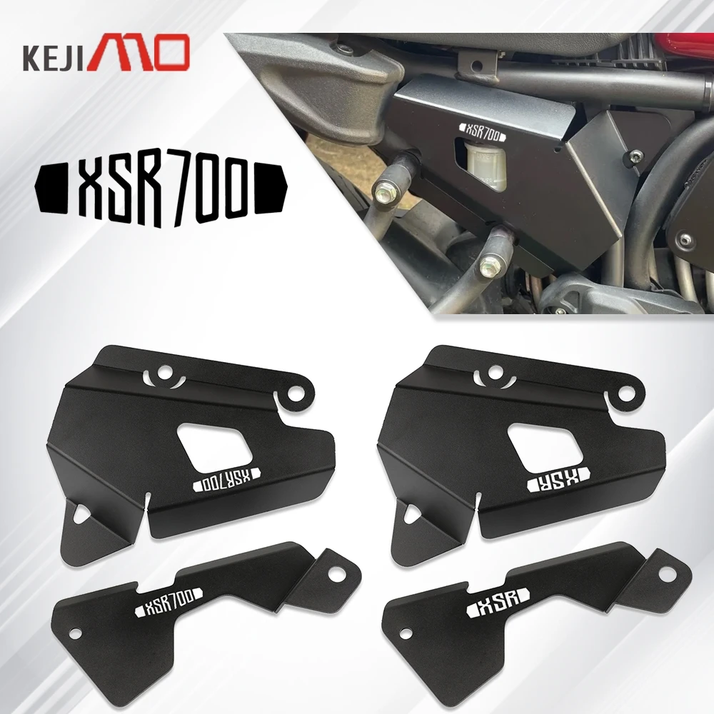 

XSR700 Side Panel Frame Cover Brake Reservoir Guards Protector For Yamaha XSR 700 2015 - 2019 2020 2021 2022 2023 2024 2025 2026