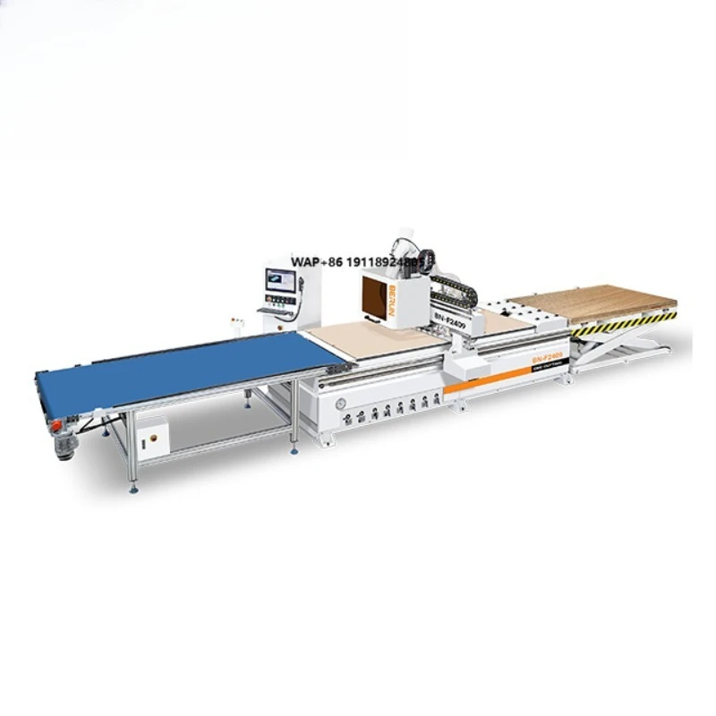 

Furniture CNC Cutting/Engraving/Routing Machine with PLC Motor & Pump 12-Axis 25kW