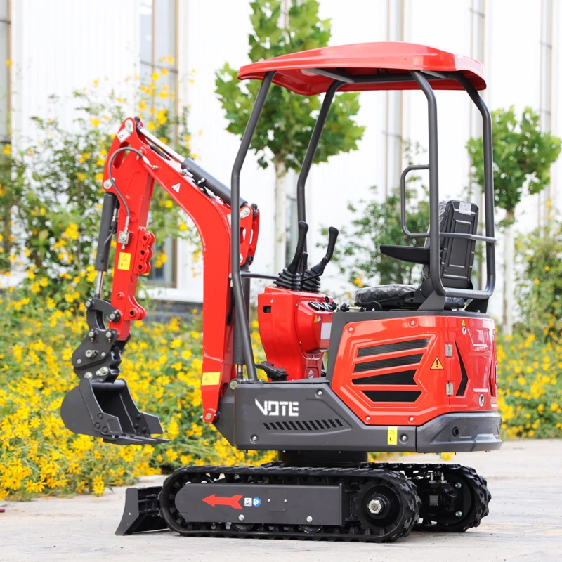 High Quality Euro 5/EPA Small Crawler Excavator 1.2 Ton Fast Delivery Farm Use Trencher 1 Ton New Design Mini Digger Customized