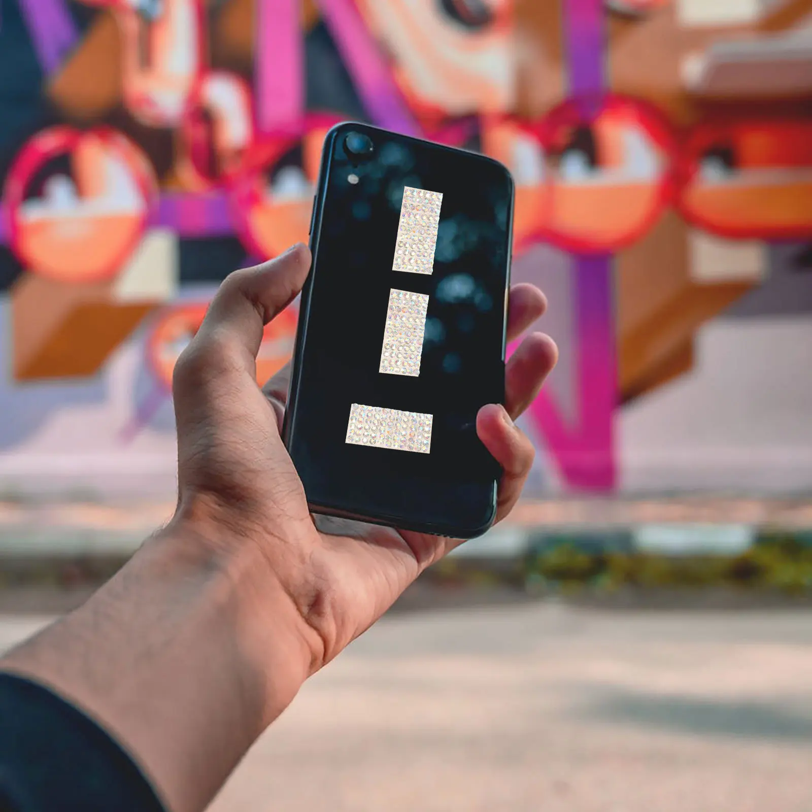 

3 Rolls Self-Adhesive Rhinestone Ribbon Cuttable Wear-Resistant Sparkle Trim For Diy Decorative Clothing Accessories Costume