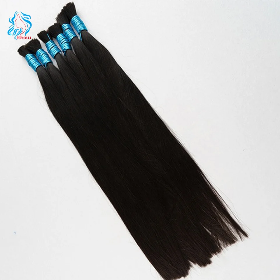 Straight Human Hair Bulk For Braiding No Weft Huamn Hair Extensions Cabelo Humano 100% Natural Balck Remy Weaving Unprocessed