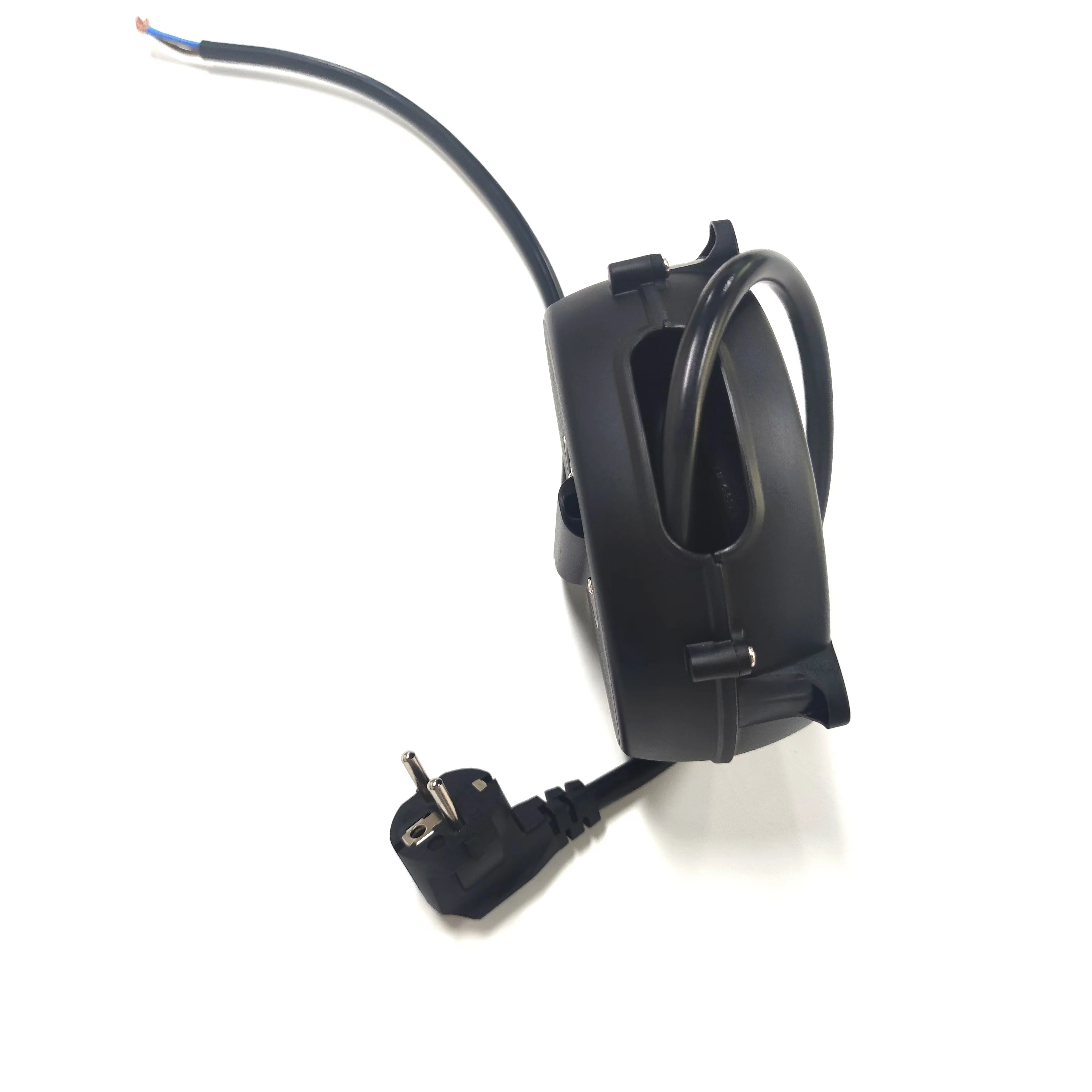 2025 3-Pin بكرة كابل قابلة للسحب أوتوماتيكية الاتحاد الأوروبي/المملكة المتحدة/الولايات المتحدة الأمريكية التوصيل تخزين الأسلاك المدمجة للمنزل والأجهزة الصغيرة منظم سلك الطاقة #2