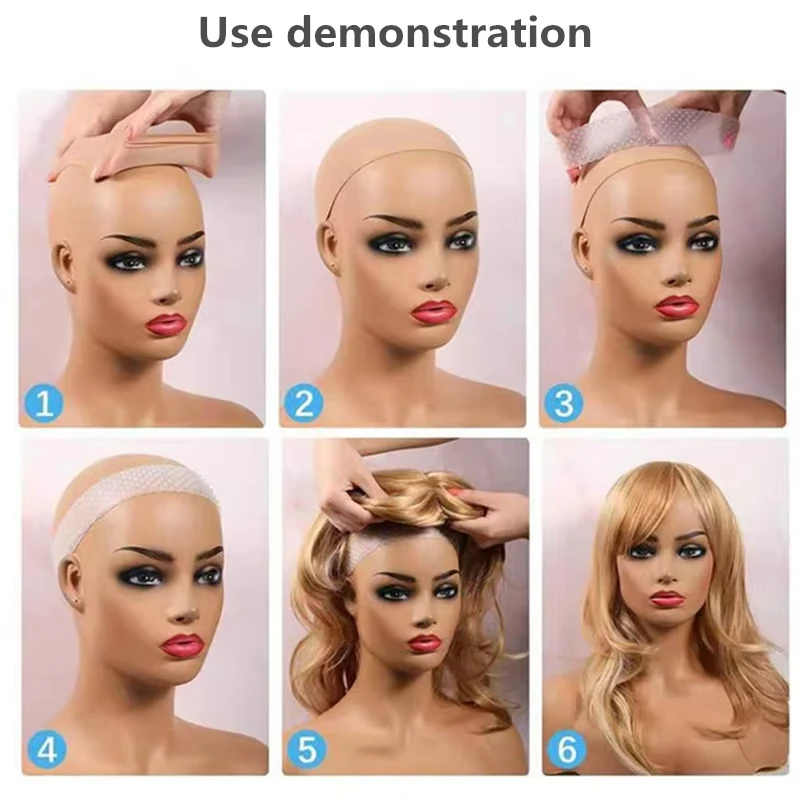 غير زلة سيليكون شعر مستعار قبضة عقال شفاف أسود براون شعر مستعار الفرقة لعقد شعر مستعار المضادة للانزلاق شعر مستعار الملحقات للاستخدام اليومي