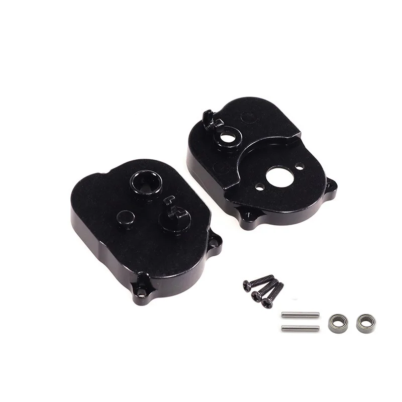 Metalen chassis trekstang schokdemper transmissie as 370 versnellingsbak montage Voor MN82 LC79 82 S 82Por 1/12 RC Auto upgrade Onderdelen