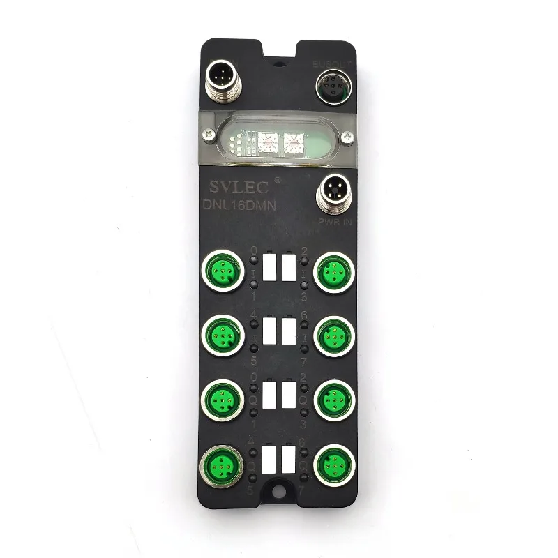 Remote I/O Module Digital Input/Output IP67 Protection 24V DC 500mA 8-Port ProfiBUS DeviceNet CC-Link CANopen