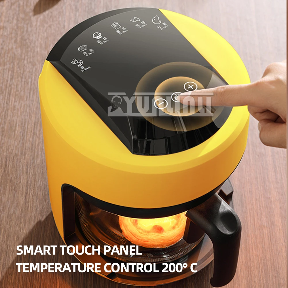 Household Transparent Visualization Fully Automatic Air Fryer Multifunctional Electric Deep Fryer