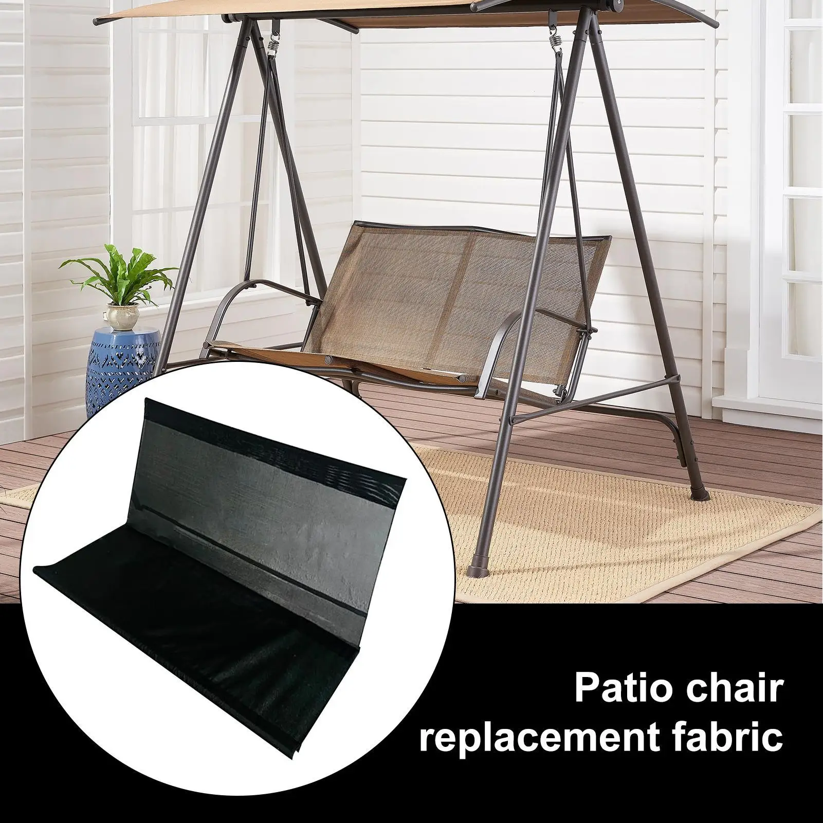 

Waterproof Swing Seat Covers Replacement, Outdoor Breathable Dustproof Patio Chair Bench Cushion Covers for Garden Porch Yard