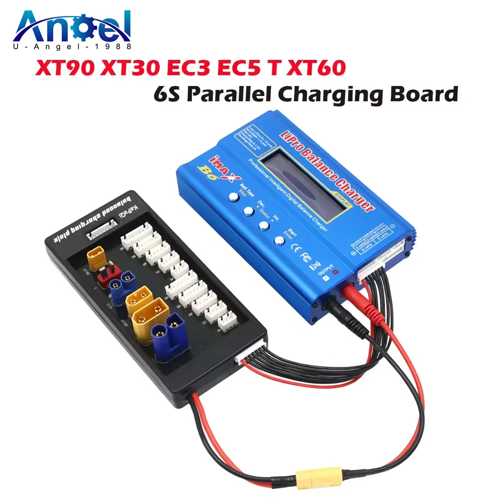 

Новый разъем XT90 EC5 EC3 XT60 T XT30 6S, плата зарядного устройства Lipo 2-6S для Imax B6 B6AC IDST Q6 Lite, балансное зарядное устройство
