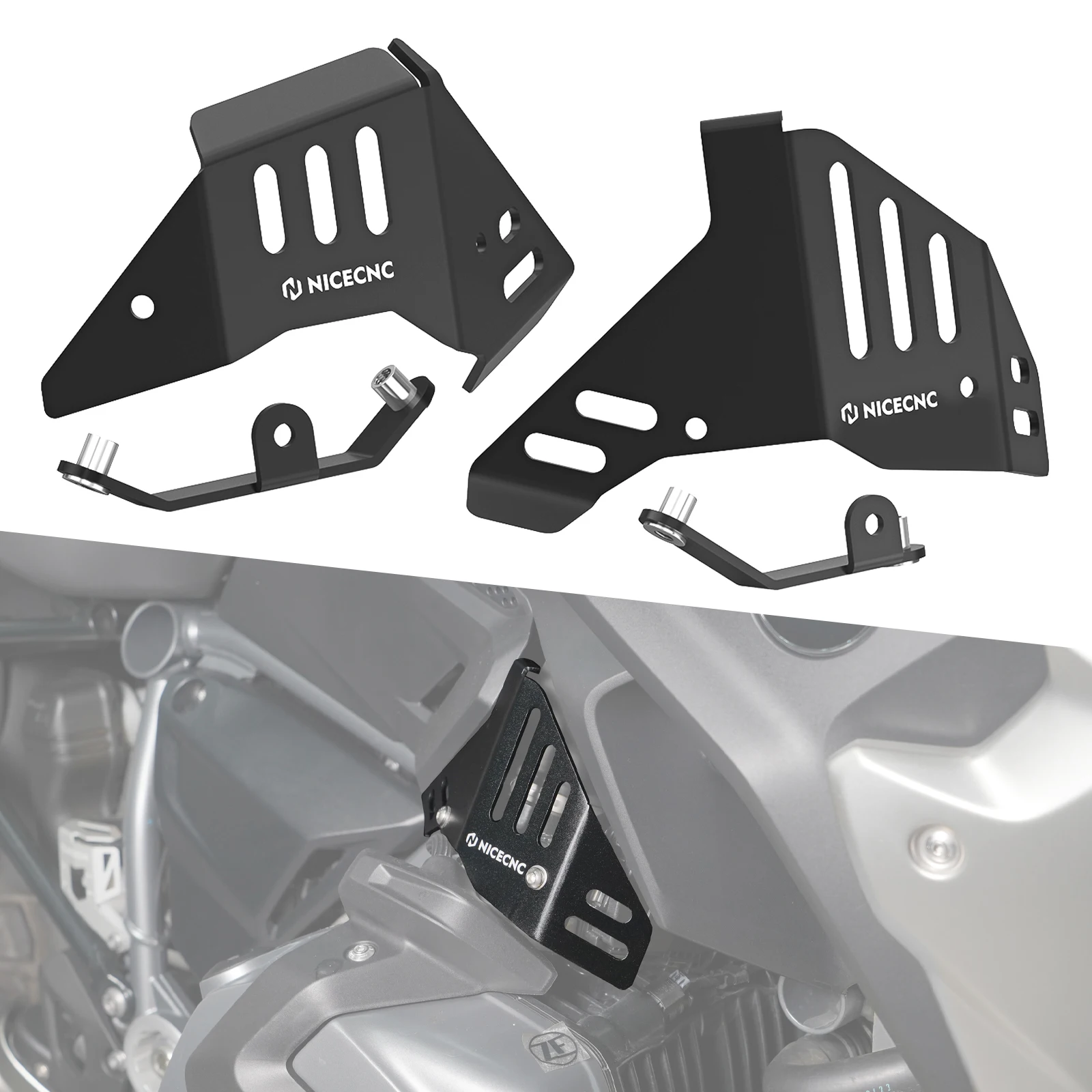 

NCIECNC Motorcycle Throttle Body Protector Guard Covers for BMW R1250GS R1250 GS 2018 2019 2020 2021 2022 2023