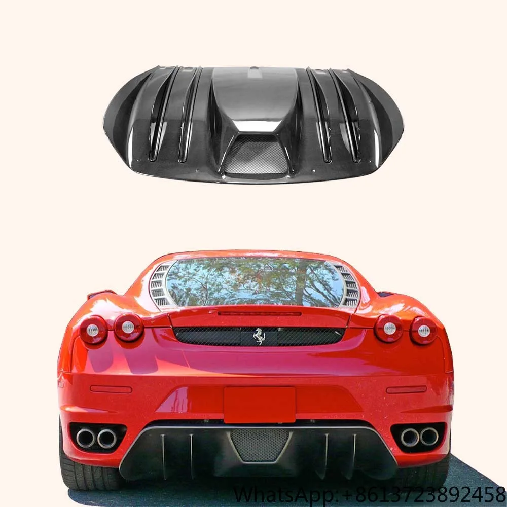 

For Ferrari 430 F430 2002-09 Scuderia Style Carbon Rear Bumper Under Diffuser