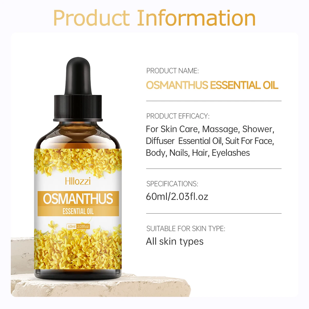 100 مللي/60 مللي/30 مللي أوسمانثوس زيت طبيعي زيت أساسي نباتي زيت أساسي نقي مرطب الروائح الصابون إنتاج ذاتي الصنع